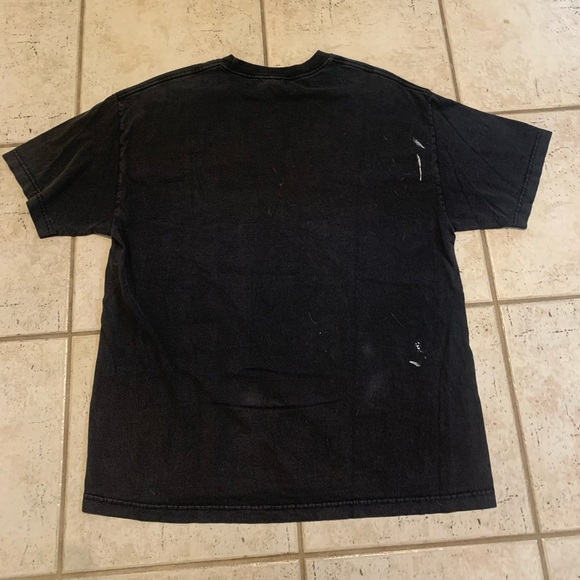 VINTAGE "I Don't Need Your Attitude" Black Graphic Tee - Mens/Unisex Large - Picture 4 of 5